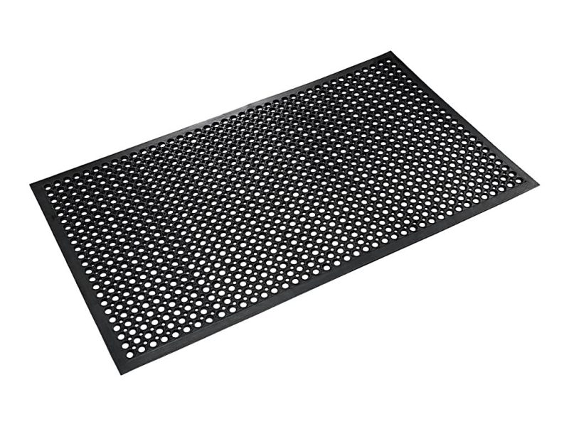 Crown SafeWalk-Light Antifatigue Drainage Mat, 36" x 60", Black - Image 2