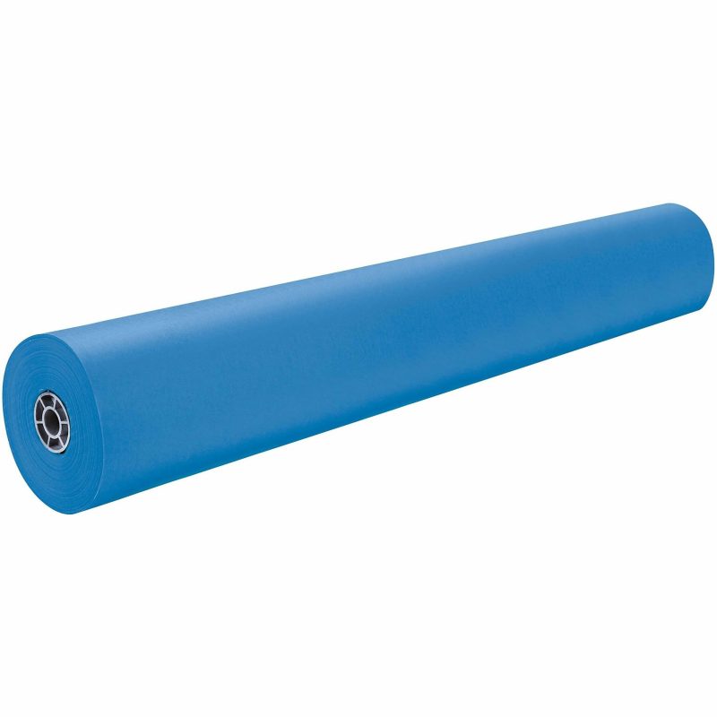 Pacon® Rainbow Duo-Finish Kraft Paper Roll, 36" x 1000', Brite Green - Brite Blue