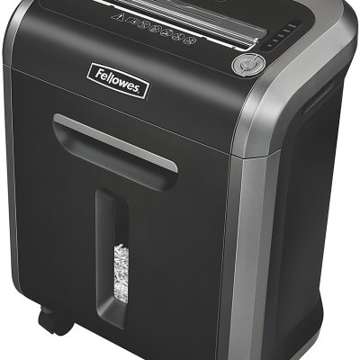 Fellowes® Powershred® 79Ci 100% Jam-Proof 16-Sheet Cross-Cut Paper Shredder with SafeSence®, Black/Silver
