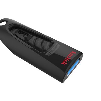 SanDisk Ultra® USB 3.0 Flash Drive, 256GB, Black