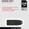 SanDisk Ultra® USB 3.0 Flash Drive, 256GB, Black - Image 8
