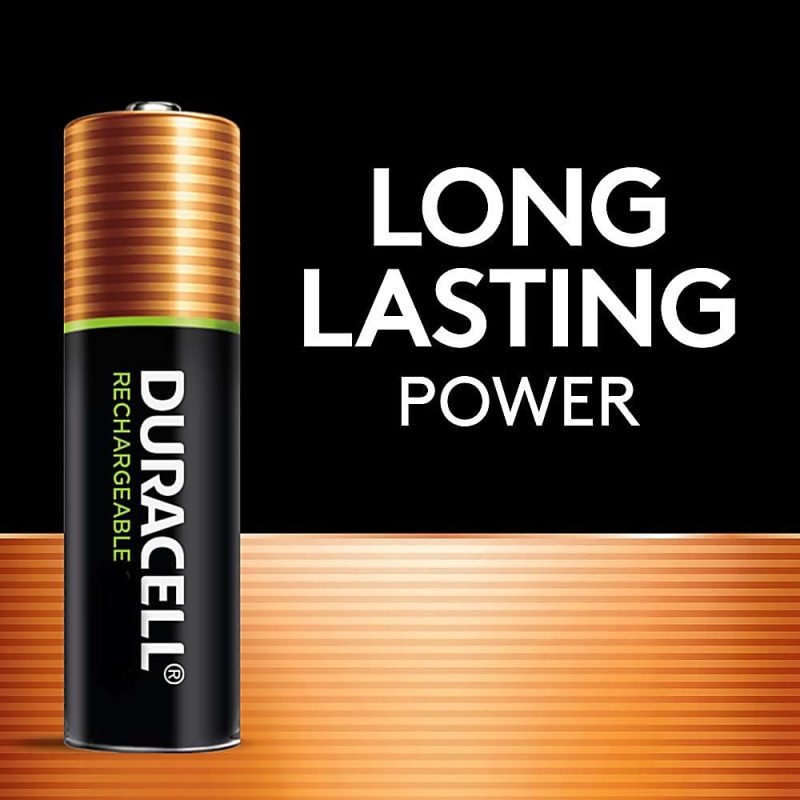 Duracell Rechargeable Ion Speed 4000 Battery Charger, Includes 2 AA and 2 AAA Rechargeable Batteries - Image 2