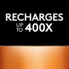 Duracell Rechargeable Ion Speed 4000 Battery Charger, Includes 2 AA and 2 AAA Rechargeable Batteries - Image 3