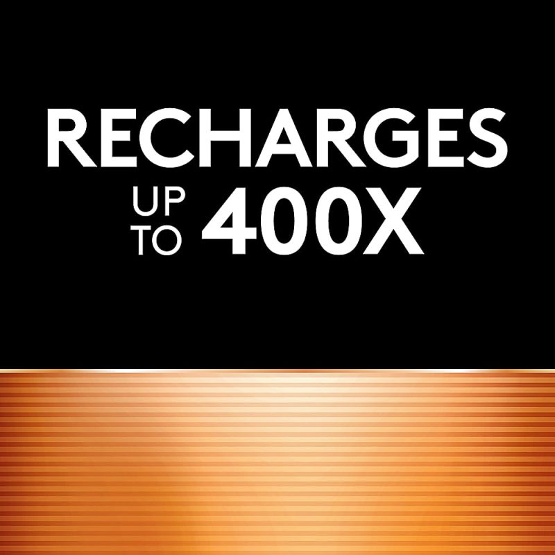 Duracell Rechargeable Ion Speed 4000 Battery Charger, Includes 2 AA and 2 AAA Rechargeable Batteries - Image 3