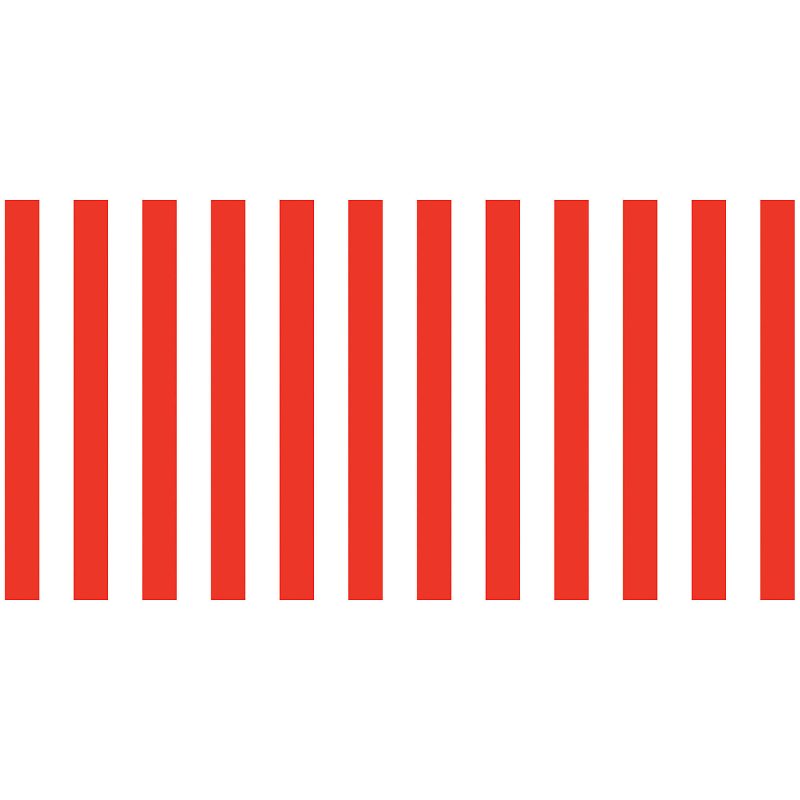 Pacon® Fadeless Bulletin Board Art Paper, Tan, 48" x 50' - Red/White Stripes