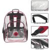 Trailmaker Clear Backpack, Red - Image 2