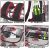 Trailmaker Clear Backpack, Red - Image 3