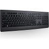 Lenovo Professional Wireless Keyboard - Wireless Connectivity - RF - USB Interface Multimedia Hot Key(s) - English (US) - Plunger/Rubber Dome Keyswitch - Black