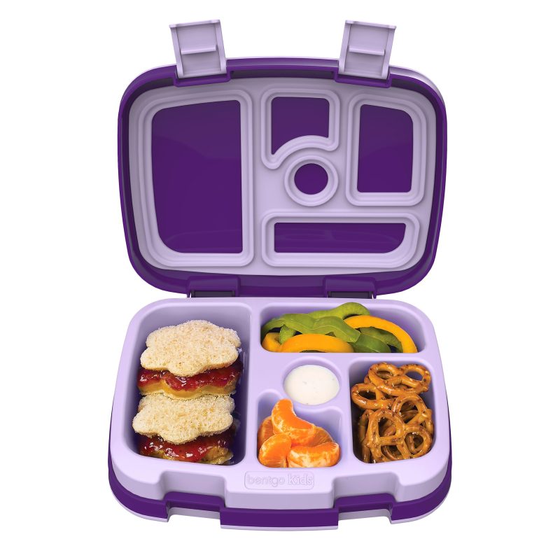 Bentgo Kids Prints 5-Compartment Lunch Box, 2"H x 6-1/2"W x 8-1/2"D, Unicorn - Image 3