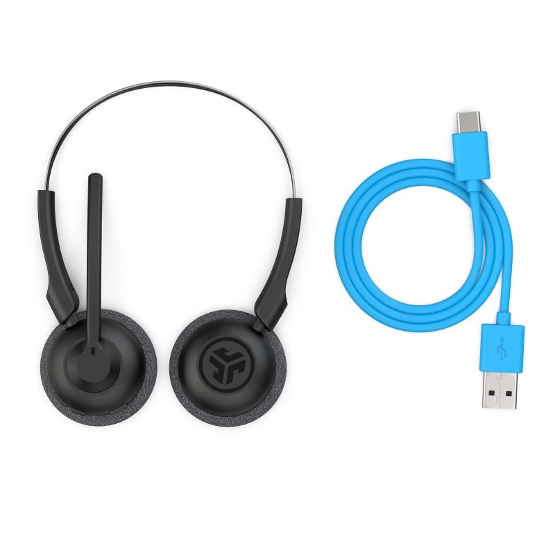 JLab Audio Go Work Pop Wireless Headset, Black - Image 4