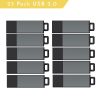 Centon DataStick Pro USB 2.0 Flash Drives, 4GB, Pro Gray, Pack Of 25 Flash Drives, S1-U2P1-4G25PK - Image 2