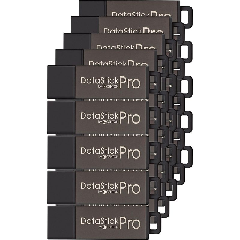 Centon DataStick Pro USB 2.0 Flash Drives, 4GB, Pro Gray, Pack Of 25 Flash Drives, S1-U2P1-4G25PK - Image 4