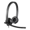Logitech® H570E USB Stereo Headset, Black - Image 2