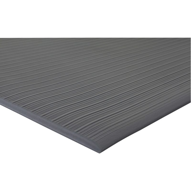 Genuine Joe Air Step Anti-Fatigue Mat, 3' x 5', Black - Image 2