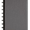 TUL® Discbound Notebook With Pebbled Leather Cover, Junior Size, Narrow Ruled, 60 Sheets, Gunmetal