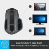 Logitech MX Master 2S - Darkfield - Wireless - Bluetooth/Radio Frequency - 2.40 GHz - Graphite - USB - 4000 dpi - Scroll Wheel - 7 Button(s) - Image 8