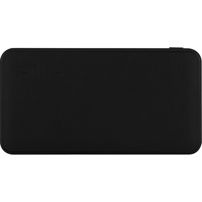 Ativa® 10,000mAh Battery Pack For USB Devices, Black, 46907 - Image 3