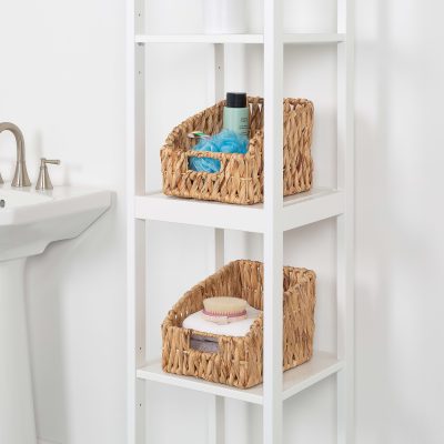 Honey Can Do Storage Baskets, 15”H x 12-5/8”W x 12-5/8”D, Tan, Set Of 2 Baskets
