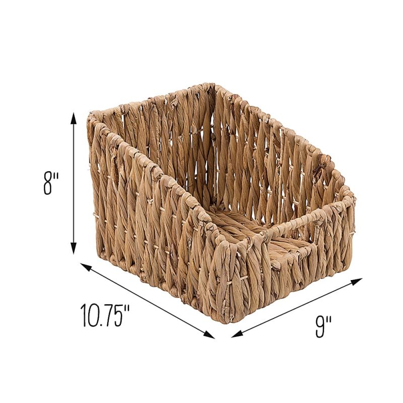 Honey Can Do Storage Baskets, 15”H x 12-5/8”W x 12-5/8”D, Tan, Set Of 2 Baskets - Image 4