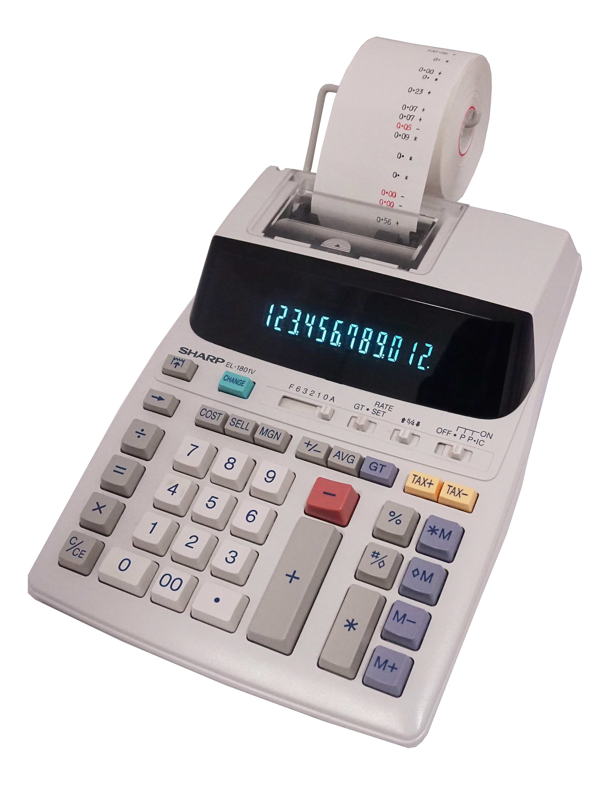 Sharp® EL-1801V 12-Digit Printing Calculator - Image 2