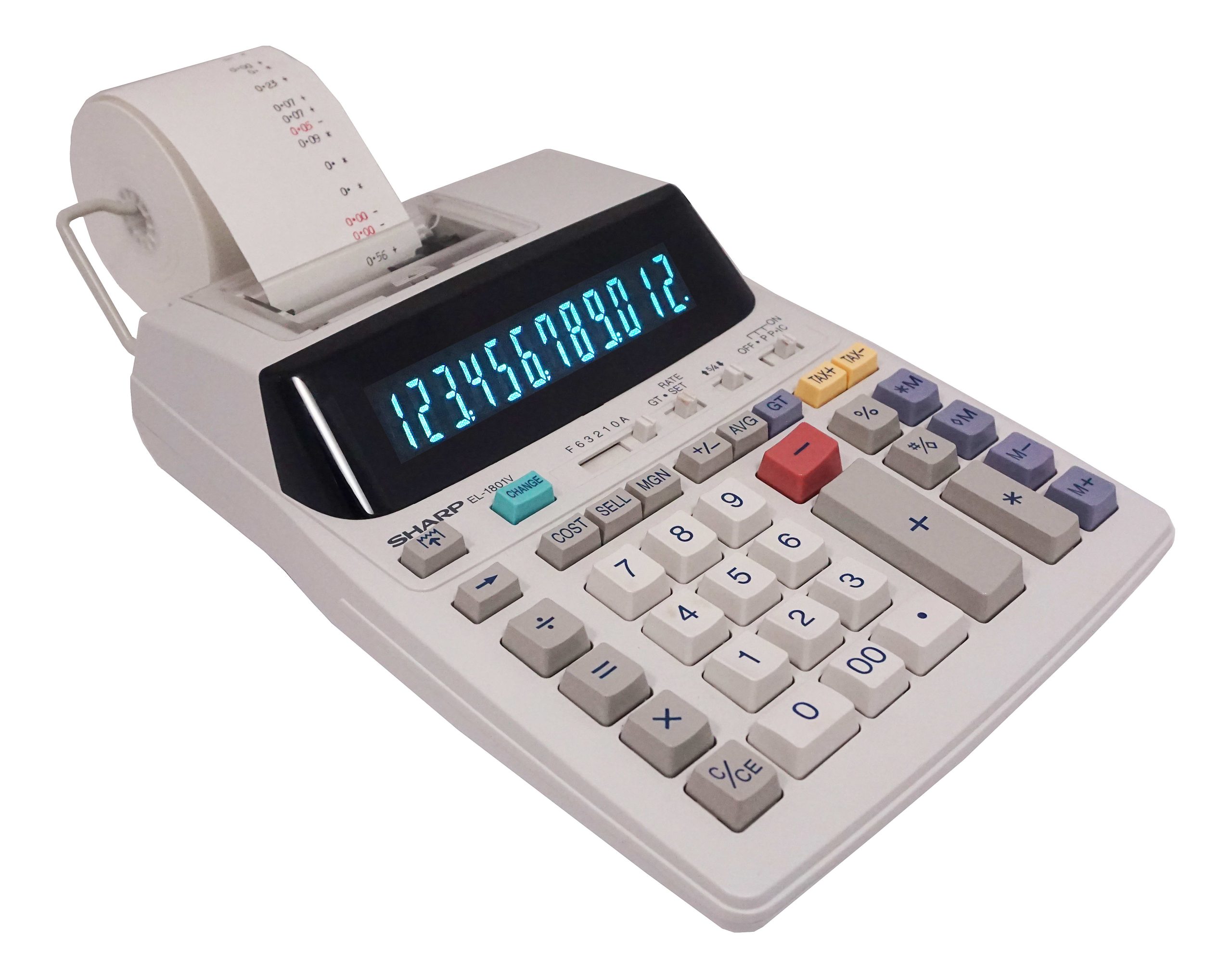 Sharp® EL-1801V 12-Digit Printing Calculator - Image 3