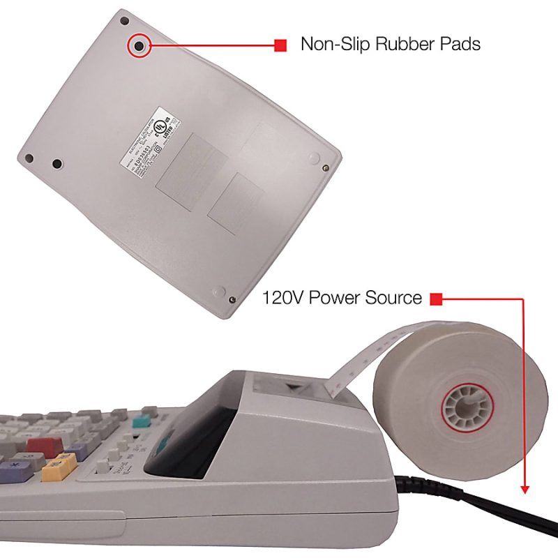 Sharp® EL-1801V 12-Digit Printing Calculator - Image 12