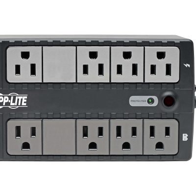 Tripp Lite 450VA 255W UPS Desktop Battery Back Up Compact 120V 8 Outlets - UPS - 6 A - AC 120 V - 255 Watt - 450 VA - 1-phase - output connectors: 8