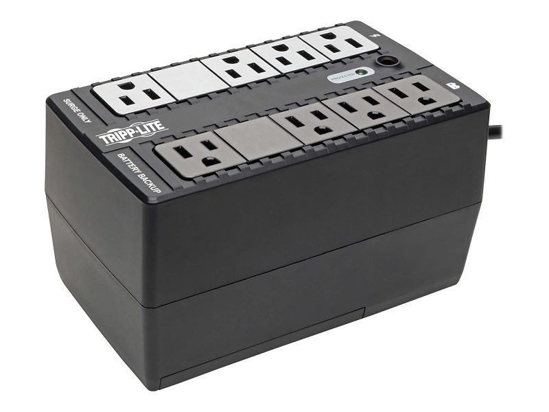 Tripp Lite 450VA 255W UPS Desktop Battery Back Up Compact 120V 8 Outlets - UPS - 6 A - AC 120 V - 255 Watt - 450 VA - 1-phase - output connectors: 8 - Image 2