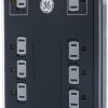 GE UltraPro 12 Outlet Surge Protector with 2 USB Tether, 8 ft Long Cord, 4320 Joules, Outlet Safety Covers, Black, 11824 - Image 2