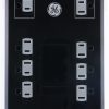 GE UltraPro 12 Outlet Surge Protector with 2 USB Tether, 8 ft Long Cord, 4320 Joules, Outlet Safety Covers, Black, 11824 - Image 6