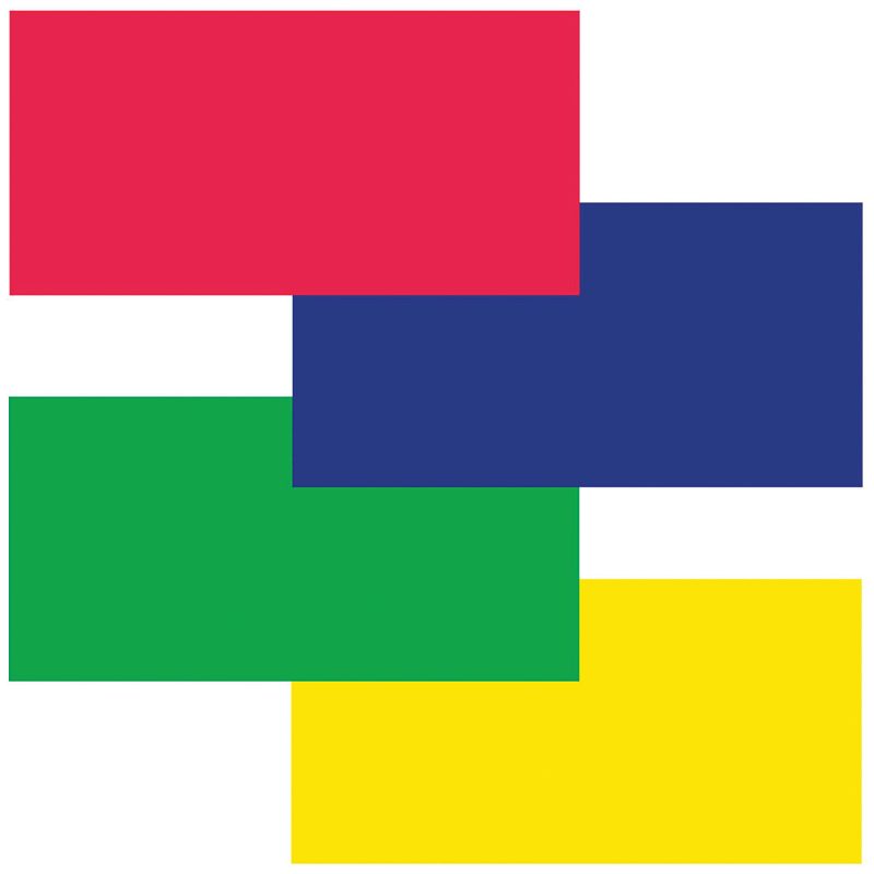 Pacon® Fadeless Bulletin Board Art Paper, 48" x 12', Lite Blue, Pack Of 4 Rolls - Flame Royal Blue/Canary/Apple Green