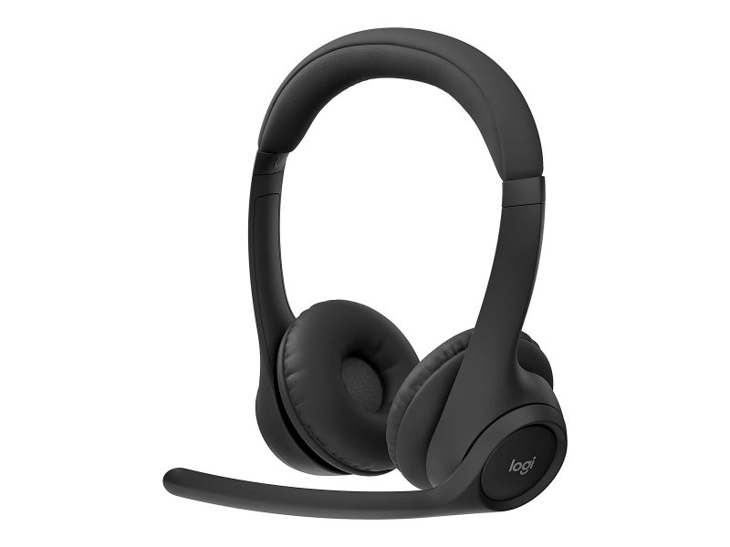 Logitech Zone 300 Wireless Bluetooth Headset With Noise-Canceling Microphone, Black, 981-001406 - Image 12