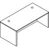 Lorell® Essentials 60"W Rectangular Shell Computer Desk, Cherry - Image 4
