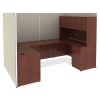 Lorell® Essentials 60"W Rectangular Shell Computer Desk, Cherry - Image 11