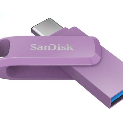 SanDisk USB Type-C Dual Drive, 256 GB, Lavender