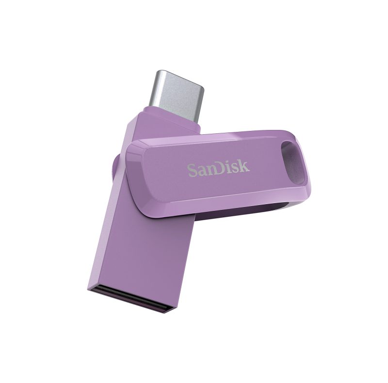 SanDisk USB Type-C Dual Drive, 256 GB, Lavender - Image 2