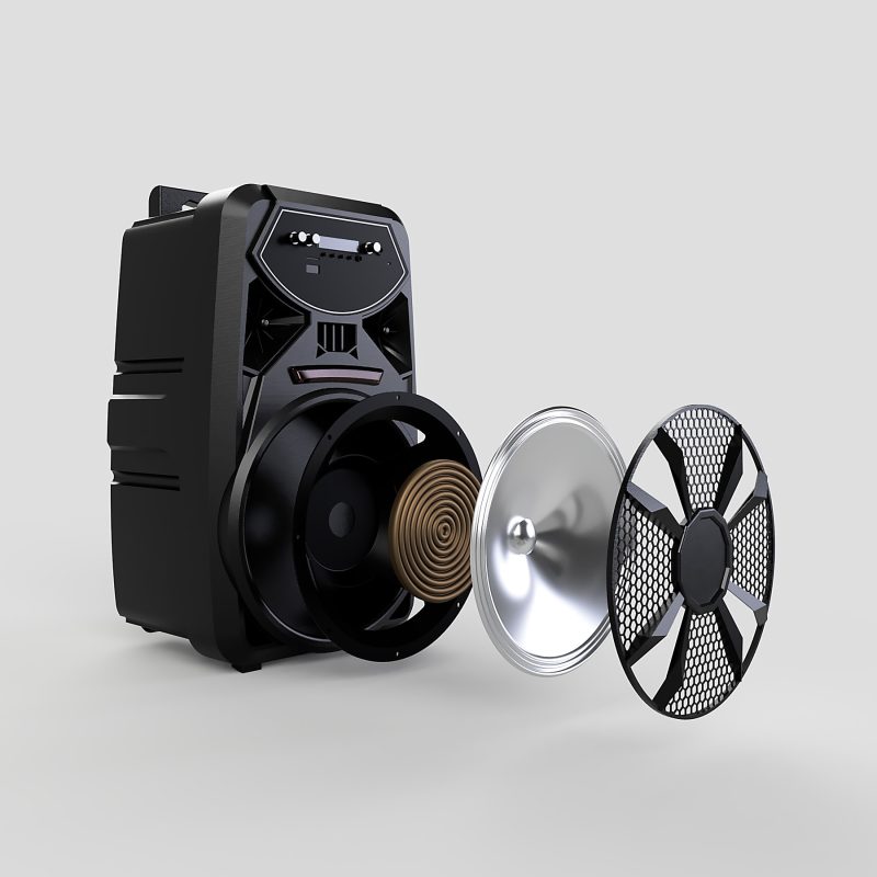 iLive Wireless Tailgate Party Speaker, Black - Image 6