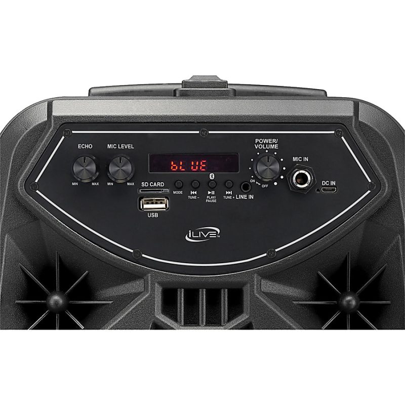 iLive Wireless Tailgate Party Speaker, Black - Image 11