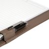 TUL® Discbound Notebook With Leather Cover, Letter Size, Narrow Ruled, 60 Sheets, Brown - Image 4