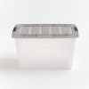 Iris® Stack & Pull™ Storage Boxes, 8 Gallon, Clear/Gray, Set Of 5 Boxes - Image 3