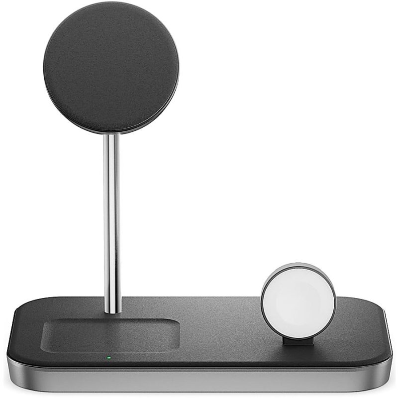 Alogic MagSpeed 3-in-1 Wireless 15W Charging Station - 1 - LED Indicator, Fast Charge Mode, Safety, Magnetic - Image 2