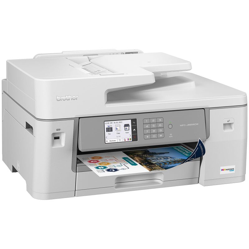 Brother® INKvestment Tank MFC-J6555DW Inkjet All-In-One Color Printer With Ink - Image 5
