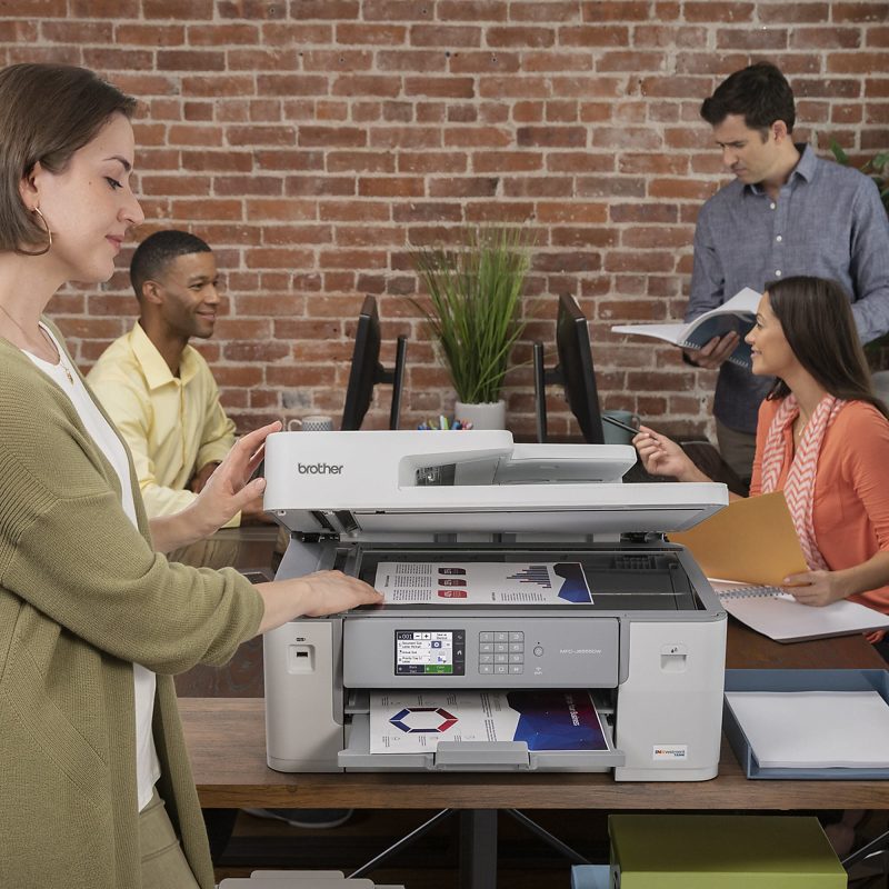 Brother® INKvestment Tank MFC-J6555DW Inkjet All-In-One Color Printer With Ink - Image 7