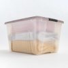 Iris® Stack & Pull™ Storage Box, 13.4 Gallon, Clear/Gray - Image 8