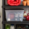 Iris® Stack & Pull™ Storage Box, 13.4 Gallon, Clear/Gray - Image 11
