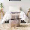 Iris® Stack & Pull™ Storage Box, 13.4 Gallon, Clear/Gray - Image 12