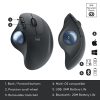 Logitech ERGO M575 Wireless Trackball Mouse, Black - Image 6