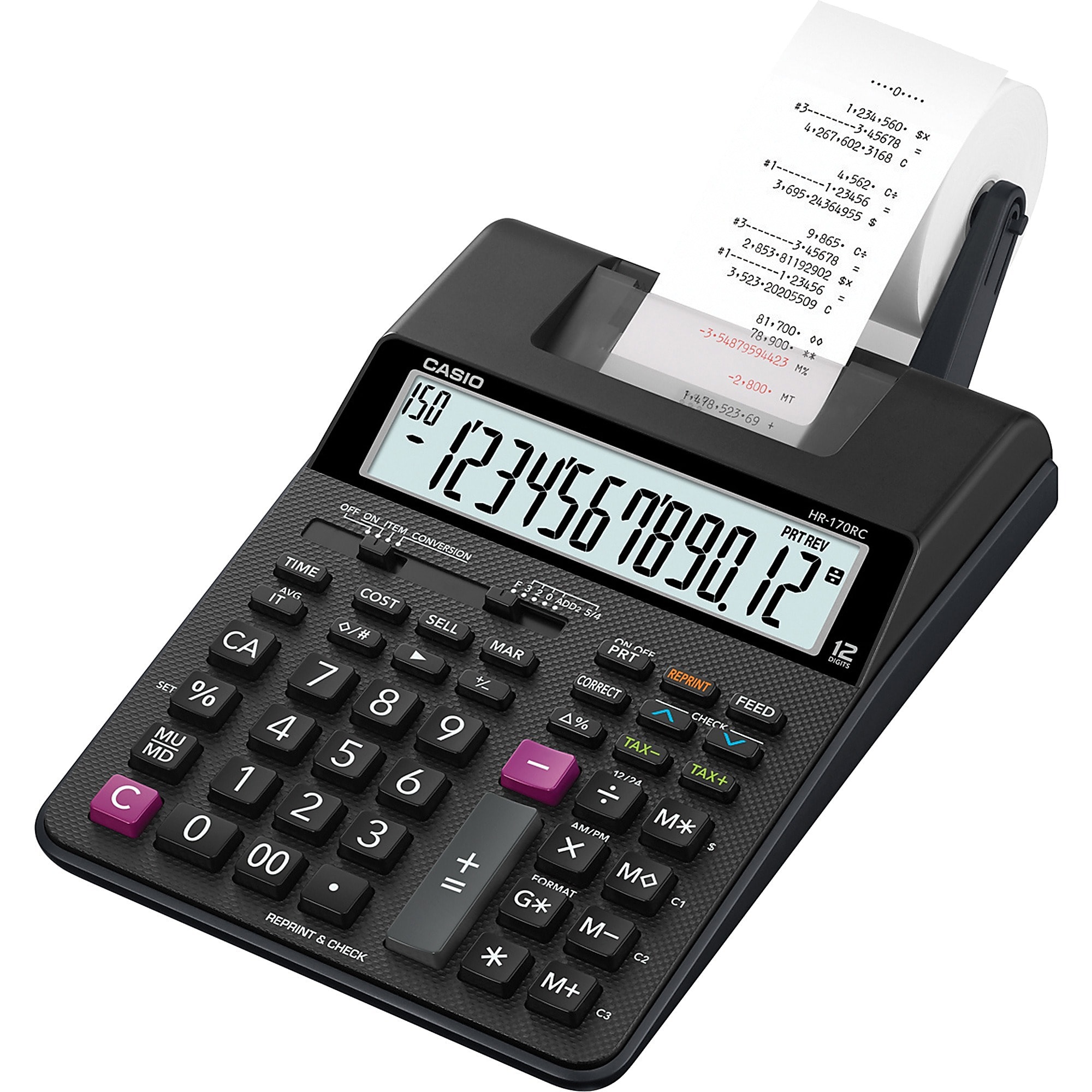 Casio® HR-170RC Desktop Printing Calculator - Image 4