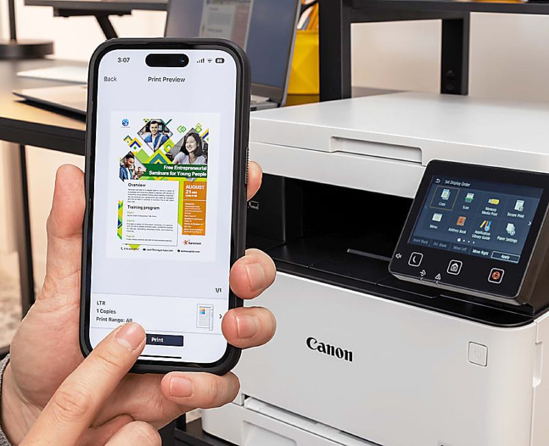 Canon® imageCLASS® MF653Cdw Wireless Laser All-In-One Color Printer - Image 9