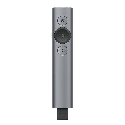 Logitech® Spotlight Universal Presentation Remote, Slate, 910-004654